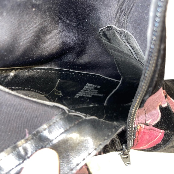 Steve Madden Velvet Floral Mid Boot - Picture 9 of 11